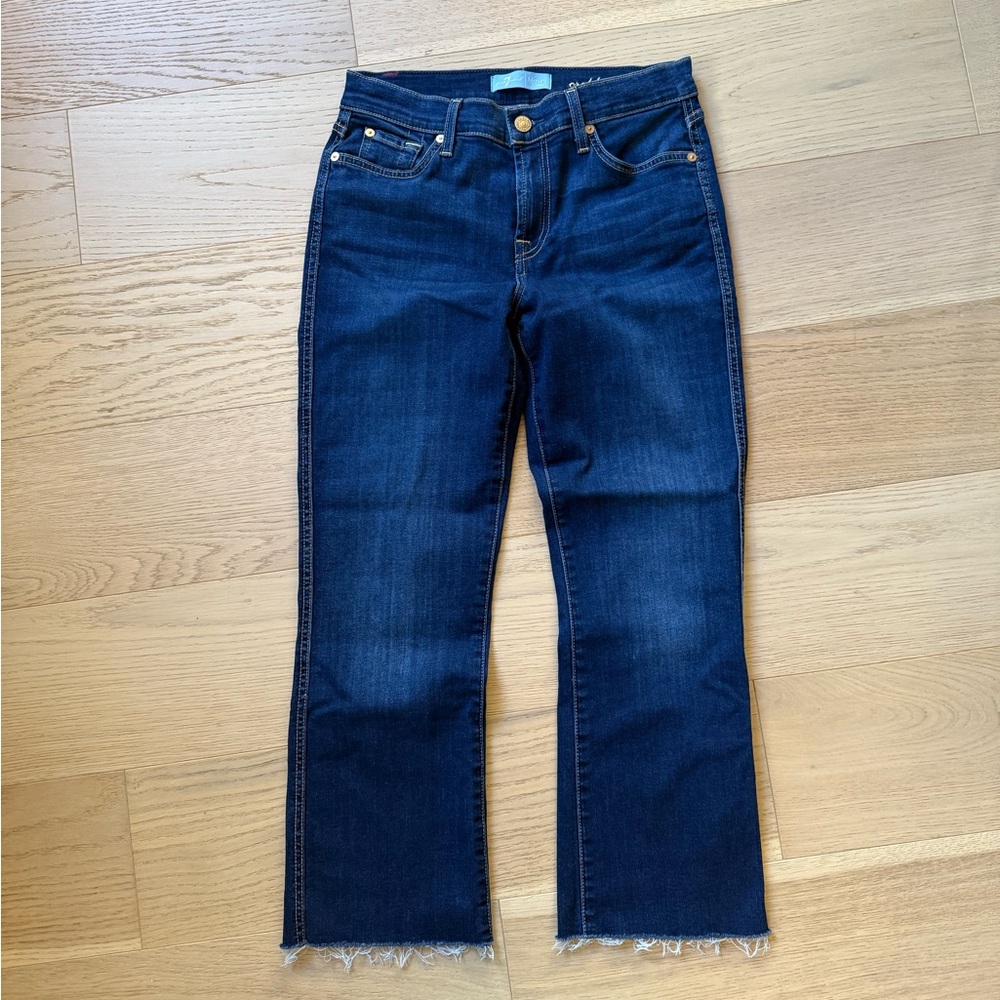 7 for all Mankind Cropped Bootcut Jeans